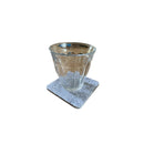 Untersetzer - Grau mit Elch - 4 Stück - Filz - Doppelseitig - Tischschutz - Untersetzer für Gläser