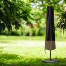 Sonnenschirm-Abdeckung – Schwarz/Braun – 240 cm x 55 cm – Sonnenschirm-Abdeckung für stehenden Sonnenschirm – max. 3,5 Meter