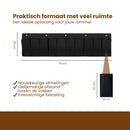 Bed Organizer met 9 Vakken – Bed Opberger Hangend – Opbergzak Bedrand – Schoenen Organizer Bed – Bedside Storage Organizer – Zonder Boren – Zwart