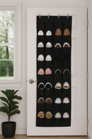 Schoenenkast Hangend - Schoenenzak 35 vakken - Opbergen van Schoenen aan Deur - Schoenenzak Zwart - Oplossing voor rondslingerende schoenen - Hoogwaardige Schoenenkast