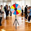 Draaiwiel met 12 schrijfvakken - Inclusief Markeerstift en Wisser - In hoogte verstelbaar - Rad van fortuin