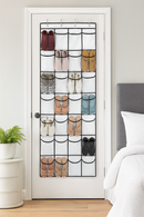 Schoenenkast Hangend - Schoenenzak 35 vakken - Opbergen van Schoenen aan Deur - Schoenenzak Wit - Oplossing voor rondslingerende schoenen - Hoogwaardige Schoenenkast