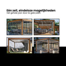 Transparant Afdekzeil 3x2,5m – Waterdicht PVC Zeil met Oogjes – Windbestendig Doorzichtig Zeil voor Overkapping, Tuin, Terras, Veranda & Carport – Versterkte Hoeken
