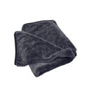 Badezimmer-Trockentuch – 80 x 60 cm – Grau – Mikrofasertuch – Autowaschlappen