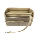 Handtaschen-Organizer – Bag in Bag – 11 geräumige Fächer – Beige – 27 x 17 x 9 cm (L x B x H) – Taschen-Organizer