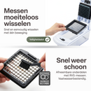 Chefino Verto - Groentesnijder Set met Opvangbak – Mandoline Snijder – Groentehakker – Blokjessnijder – Julienne Snijder – RVS Messen – Groente Chopper met 8 Snijbladen – Keukensnijder