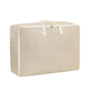 Aufbewahrungstasche XXL Bettdecke - Beige - 70 x 50 x 30 cm - Aufbewahrungstasche für Bettdecke und Kleidung - Kleidertasche XXL