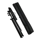 Notenständer zusammenklappbar und verstellbar – Schwarz – 140 cm – Notenhalter – Notenständer 