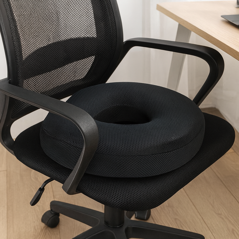 Donut Zitkussen – Ergonomisch, Ademend & Comfortabel