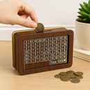 Spaarpot met €1000 Spaarchallenge – Transparante Voorzijde – Luxe Design – Motiverend Spaarhulpmiddel voor Volwassenen en Kinderen