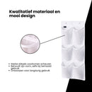 Schoenenkast Hangend - Schoenenzak 6 vakken - Opbergen van Schoenen aan Deur - Schoenenzak Wit - Oplossing voor rondslingerende schoenen - Hoogwaardige Schoenenkast