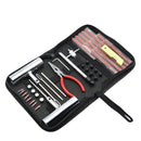 Reifenreparaturset - Komplettset - Requisitenset - Inklusive praktischer Aufbewahrungstasche - Reparaturset für Motorrad, Moped oder Auto - Reifenreparaturset Auto - Autoreifenreparatur