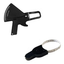 Fettmessgerät und Maßband Körper – Komplettset – Hautfaltenmessgerät und Körpermaßband – Messung des Körperfetts