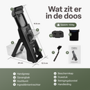 Chefino Taglio - Mandoline - Groentesnijder met Opvangbak – Verstelbare Groente Snijder – Julienne Snijder – Blokjessnijder – Groente Hakker – Mandoline Keuken – Komkommer, Ui en Groente Snijden