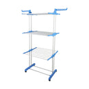 Inklapbaar Droogrek met Wieltjes – Ruimtebesparend Wasrek met Meerdere Lagen – Draagbaar en Duurzaam – Ideaal voor Binnen en Buiten