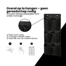 Schoenenkast Hangend - Schoenenzak 6 vakken - Opbergen van Schoenen aan Deur - Schoenenzak Zwart - Oplossing voor rondslingerende schoenen - Hoogwaardige Schoenenkast
