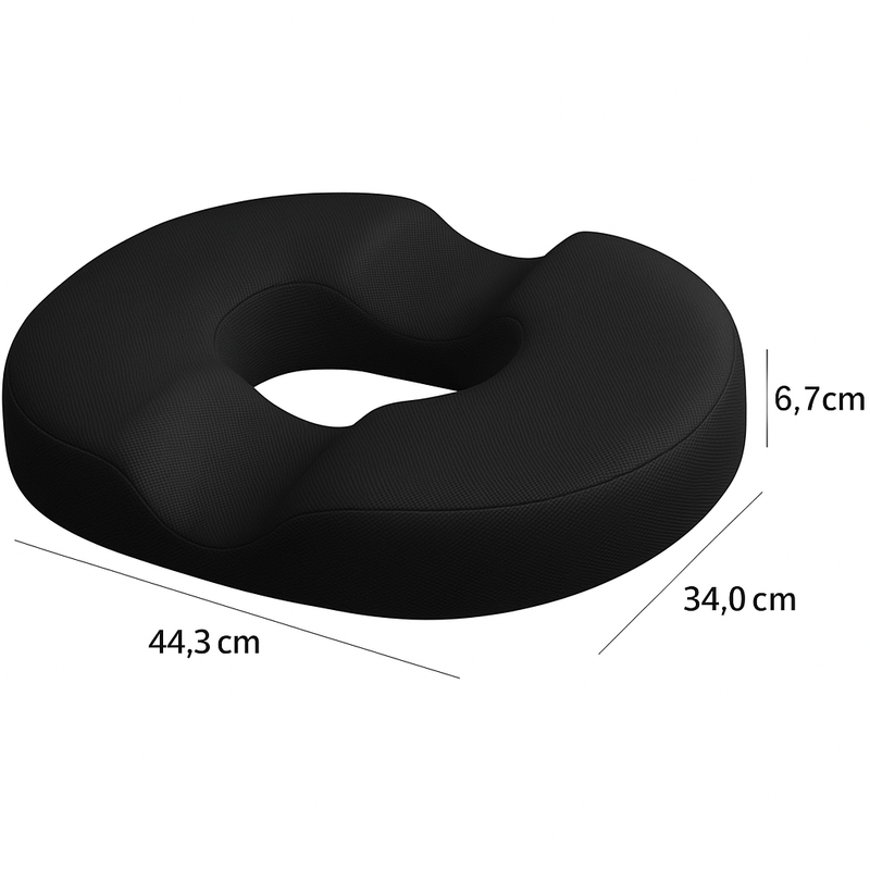 Donut Zitkussen – Ergonomisch, Ademend & Comfortabel