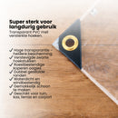 Transparant Afdekzeil 3x2,5m – Waterdicht PVC Zeil met Oogjes – Windbestendig Doorzichtig Zeil voor Overkapping, Tuin, Terras, Veranda & Carport – Versterkte Hoeken