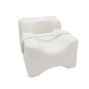 Kniekissen fürs Bett - Weiß - Orthopädisches Kniekissen - Beinkissen - Seitenschlafkissen - Seitenschlafkissen fürs Bett - Hüftbeschwerden (Kopie)