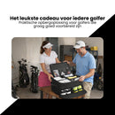 Golf Organizer Tas voor Kofferbak – Golf Accessoire Opbergbox met Schoenenvak – Waterafstotende Golf Opbergtas met Verstelbare Vakken – Golf Cadeau voor Heren & Dames – Zwart