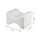 Kniekissen fürs Bett - Weiß - Orthopädisches Kniekissen - Beinkissen - Seitenschlafkissen - Seitenschlafkissen fürs Bett - Hüftbeschwerden (Kopie)