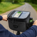 Fietstas Voor Aan Het Stuur – Waterdicht, Met Telefoonhouder – 8L Inhoud – Reflecterend – Universeel Voor Elke Fiets – Ideaal Voor Fietsvakantie, Woon-werkverkeer en Dagtrips