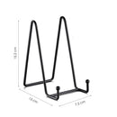 Tellerständer – Schwarz – 2 Stück – Tellerständer – Tellerständer für dekorative Teller – Tellerständer