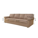 Bankhoes Stretch - Zwart - Geschikt voor een breedte van 190 - 230 cm - Bannkbeschermer - 2 Zitsbank - 3 Zitsbank