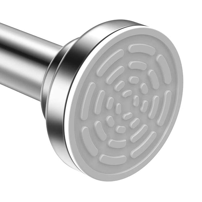 Ausziehbare Duschstange – Silber – 66 cm bis 99 cm – Universal – Duschstange ohne Bohren – Verstellbare Duschstange 