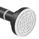 Ausziehbare Duschstange – Schwarz – 120 cm bis 215 cm – Universal – Duschstange ohne Bohren – Verstellbare Duschstange 