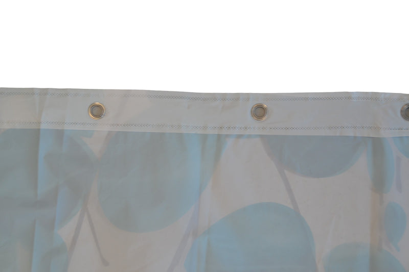 Duschvorhang – Modellblatt – 200 cm x 180 cm – inklusive Ringe – Polyester – Badevorhang