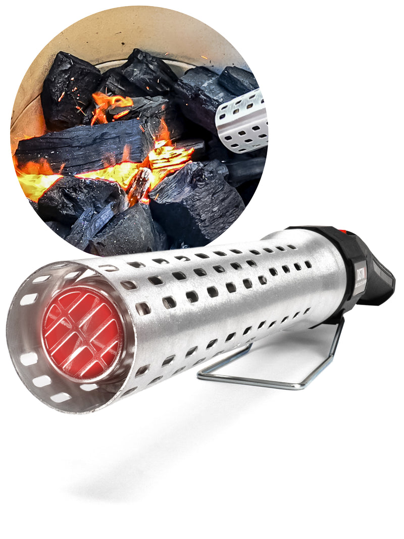 BBQ Lighter Aansteker - Elektrische Barbecue looftlighter Houtskool Starter voor Barbecue, Grill en Open haard - 2000 Watt