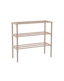 Schoenenrek 2 Lagen – Beige - Compact Houten Schoenenkast – Ruimtebesparend Schoenenrek voor 6+ Paar – Duurzaam & Modern Design – 51 x 23 x 39 cm