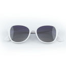 Kinder zonnebril. FatOncles DAVE-small, wit. Flexibel, ultralicht & veilig. Voor kinderen van 2 t/m 5 jaar.