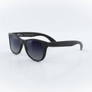 Kinder zonnebril. FatOncles BILLY-medium, zwart. Flexibel, ultralicht & veilig. Voor kinderen van 6 t/m 12 jaar.