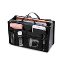 Handtas organizer - Bag in Bag - 11 ruime vakken - Zwart - 29 x 9 x 17 cm - Tasorganizer