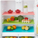 Koelkastmatten - Placemat - 9 stuks - Siliconen - 45 x 29 cm - 3 kleuren - Placemats - Ladematten