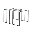 LP Opbergsysteem - Zwart - LP Kast - LP Houder - Lp Opbergrek - Langspeelplaat Organizer - Elpee Opbergsysteem