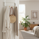 Türgarderobe – Weiß – 4 Aufhängehaken – Türhaken – 22 x 12 cm – Handtuchhaken – Garderobe – Türaufhängehaken