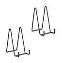 Tellerständer – Schwarz – 2 Stück – Tellerständer – Tellerständer für dekorative Teller – Tellerständer