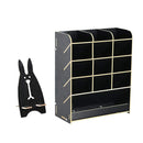 Schreibtisch-Organizer Holz – Schwarz – Stiftablage – Schreibtisch-Organizer – Stifthalter