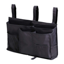 Bedside opslag zwart - Opbergzak voor naast bed - Bedside Pocket - Bed Organizer - 50,8 x 10,1 x 30,5 cm