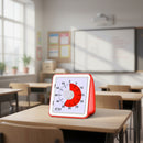 Leerklok voor Kinderen - Timer Kind - Vergaderklok - Aftelklok - Rood