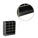 Schreibtisch-Organizer Holz – Schwarz – Stiftablage – Schreibtisch-Organizer – Stifthalter