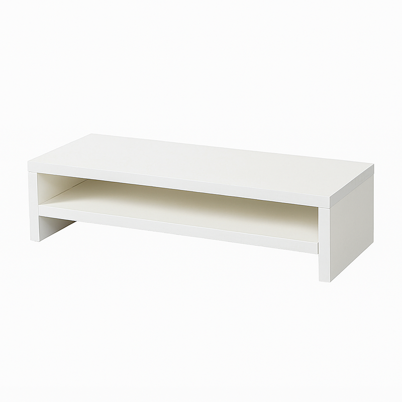 Monitorstandaard 2 Laags - 50cm x 20cm x 12cm - Wit