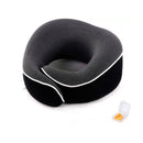 Reis Nekkussen Memory Foam – Ergonomisch Reiskussen voor Vliegtuig, Auto & Trein – Neksteun Reizen – Comfortabel Slaapkussen – Inclusief Oordoppen – Lichtgewicht & Compact