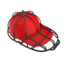 Kappen-Aufbewahrungstasche – Schwarz – 24 Kappen – Kappen-Aufbewahrungssystem – Kappen-Organizer – Kappenhalter – Huthalter – 68 x 166 cm