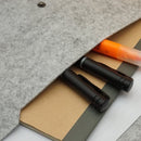 Aktetas Vilt - 2 Stuks - Lichtgrijs & Donkergrijs - Documenten Houder - Laptopsleeve - Documentenmap