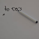 Whiteboard-Folie XL selbstklebend mit 4 Stiften mit Radiergummi – 90 x 100 cm