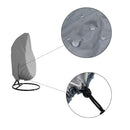 Schutzhülle für Hängesessel Egg – Grau – 190 x 115 cm – Wasserdicht – Universalmodell – Abdeckung für Egg Chair – Wasserdichter Schutz für Egg Chair mit Ständer